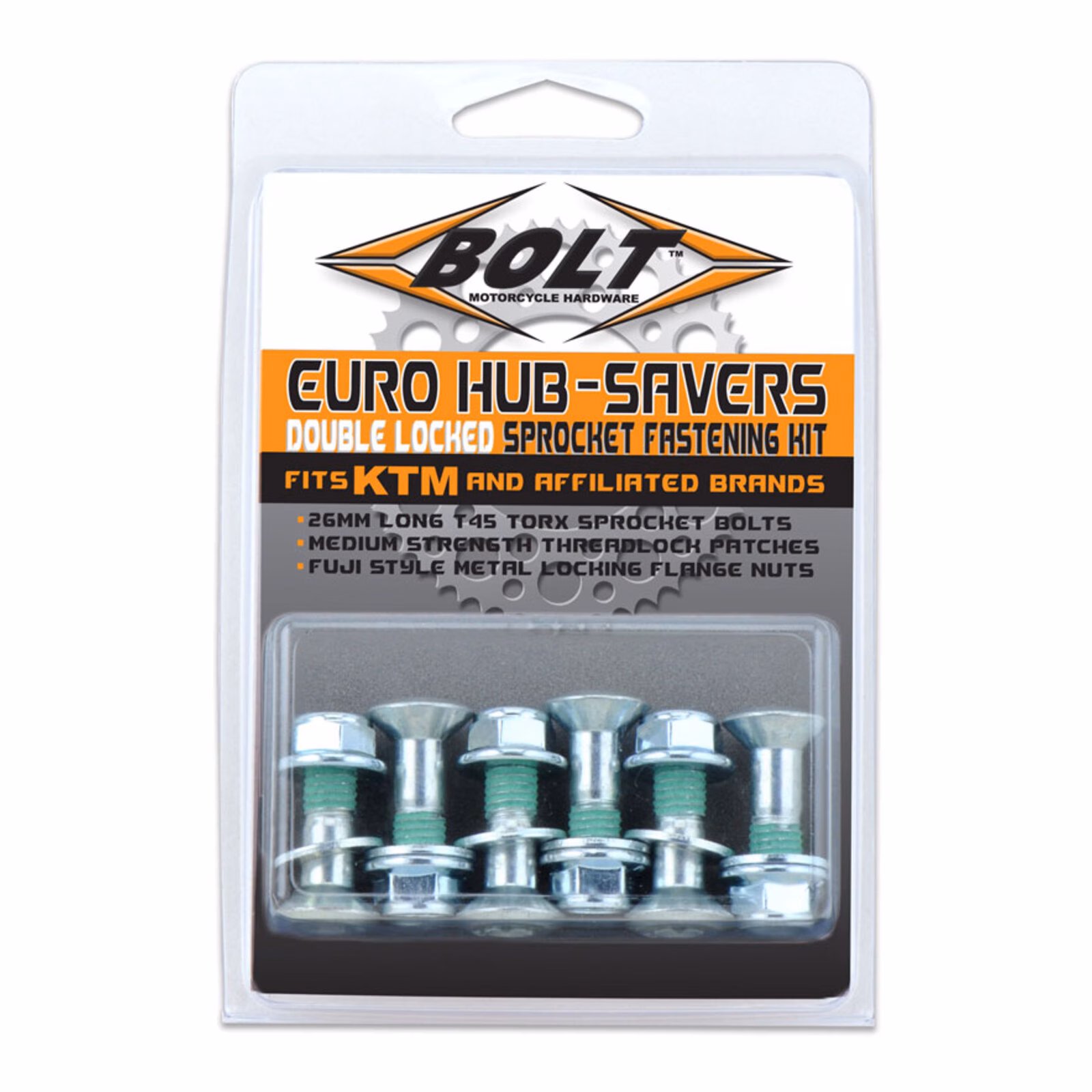 BOLT HUB-SAVERS SPROCKET BOLTS/NUTS -EURO 2008-HS.EU - Image 2