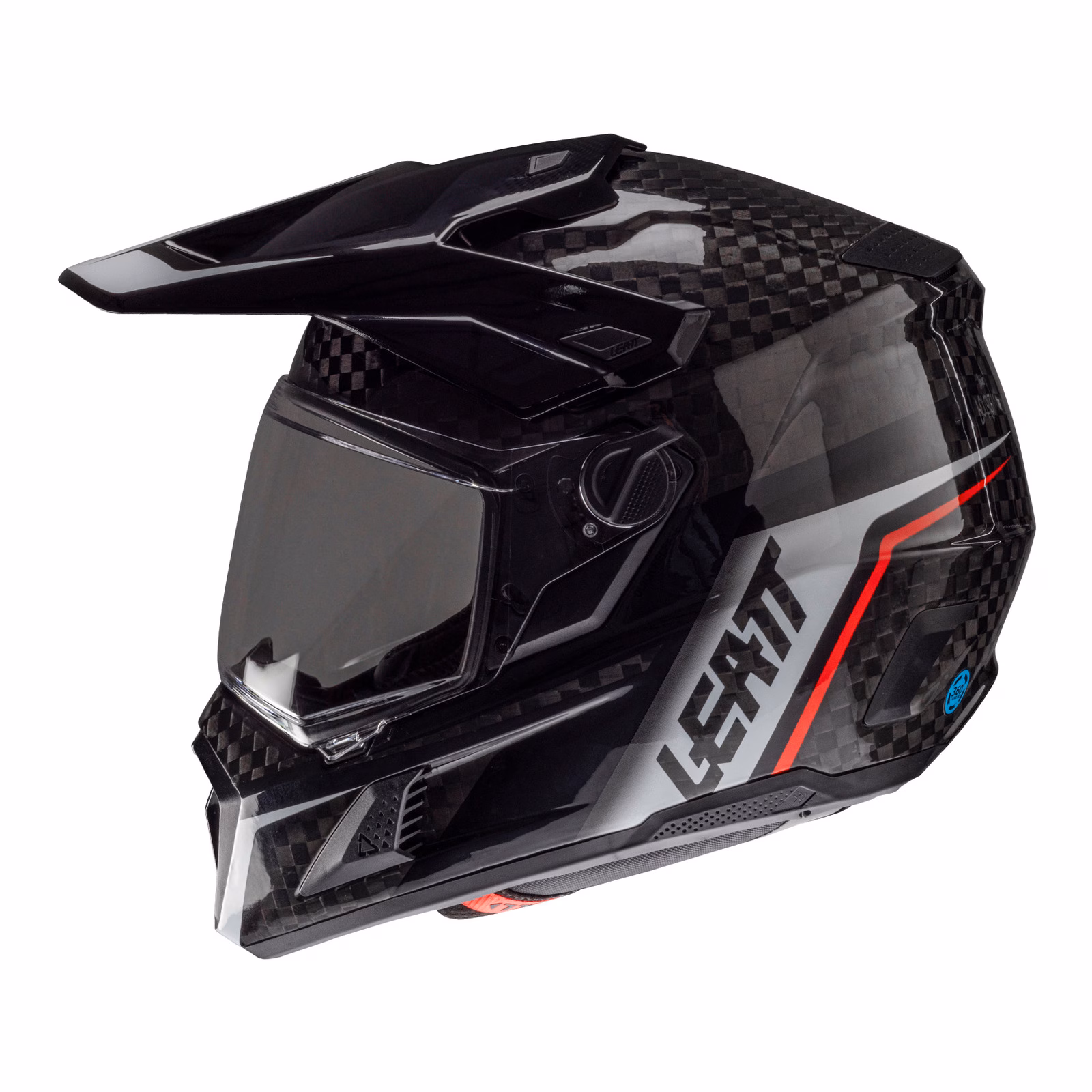 Leatt 9.5 Adventure Helmet Kit - Carbon - Image 5