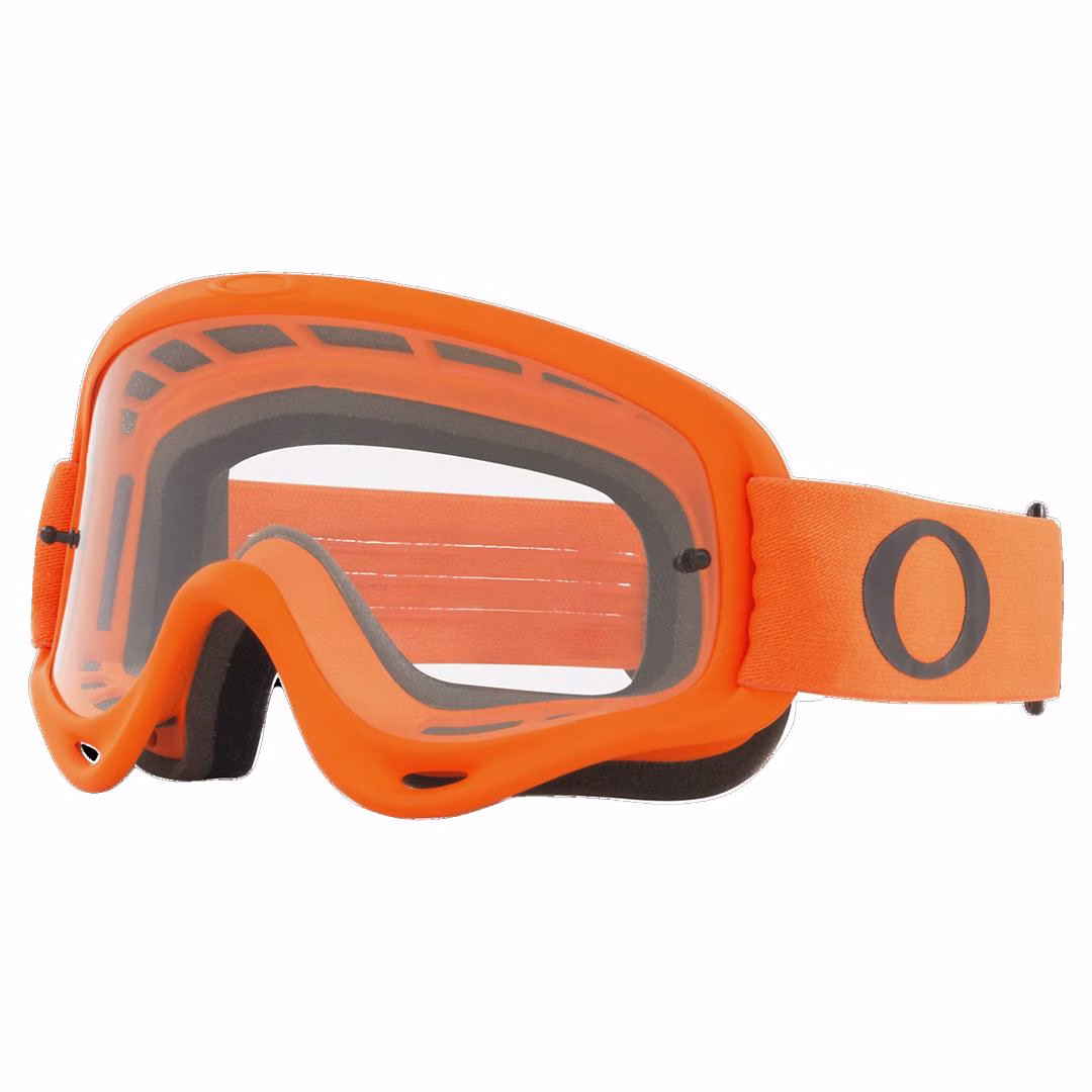 Oakley XS O-Frame Motocross Goggles Moto Orange w/Clear Lens - Image 1