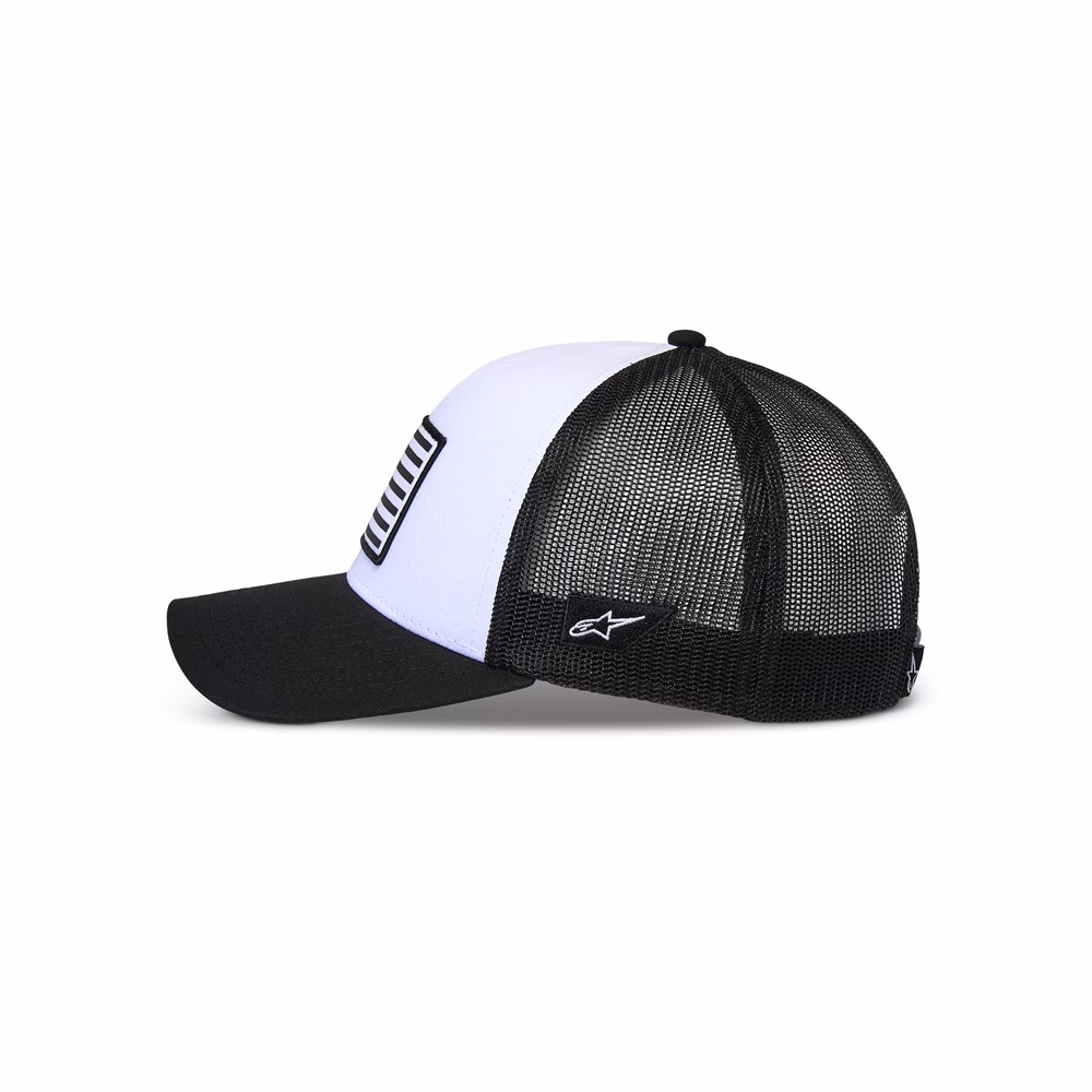 Alpinestars Flag Snapback Hat White/Black