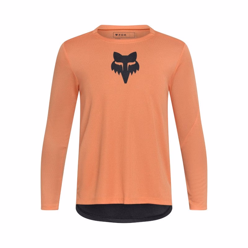 Fox Youth Ranger Fox Head Long Sleeve Jersey Coral