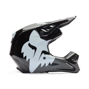 Fox V1 Shield Motocross Helmet Youth Black - Image 1