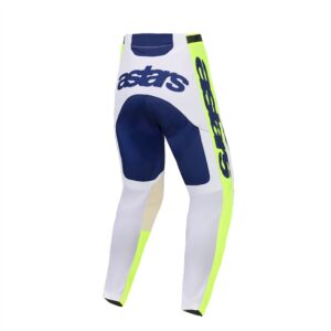 Alpinestars Racer Air Riway Motocross Pants Light Gray/Yellow Fluoro/Blue - Image 2