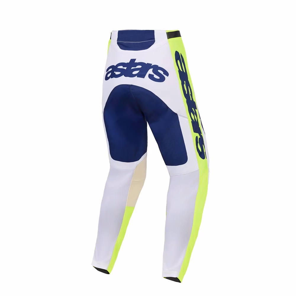 Alpinestars Racer Air Riway Motocross Pants Light Gray/Yellow Fluoro/Blue