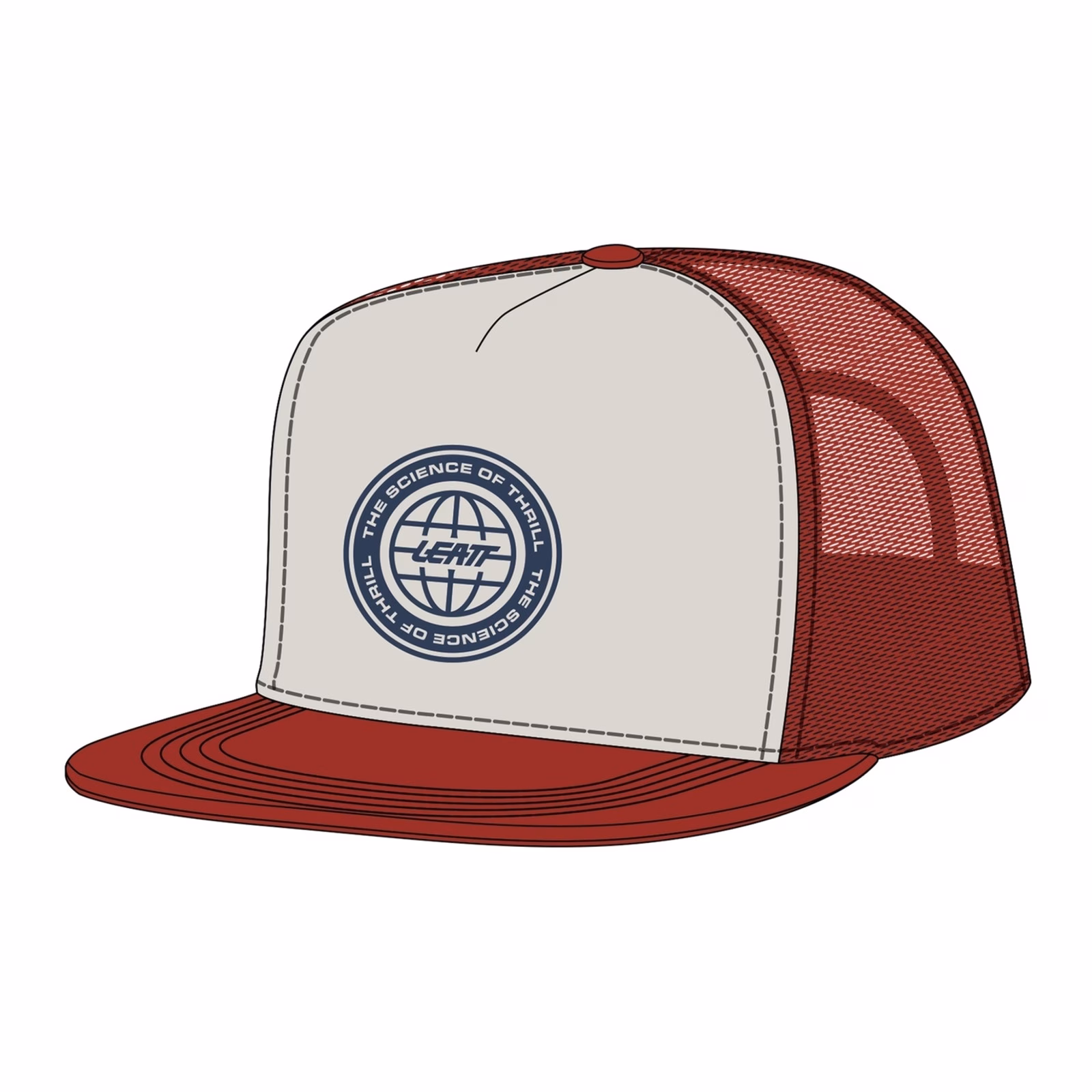Leatt Trucker Cap - Chili Red - Image 1