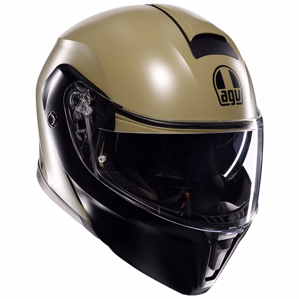 AGV Streetmodular Road Helmet Matte Pastello Green/Black
