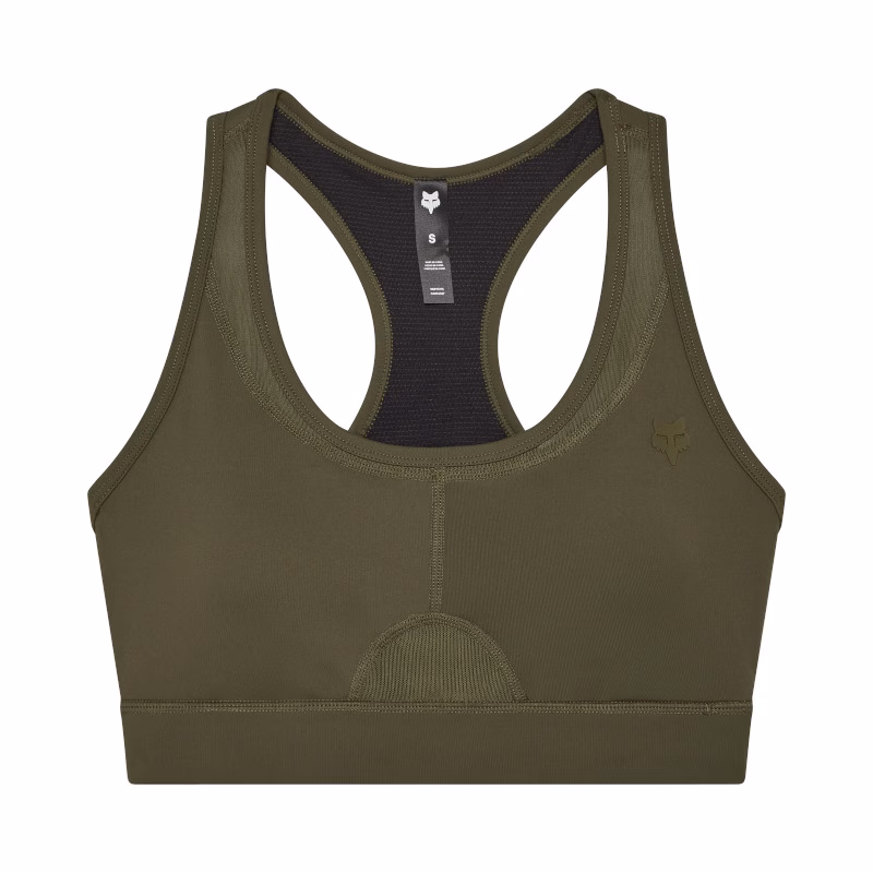 Fox Motive Bra Olive Green
