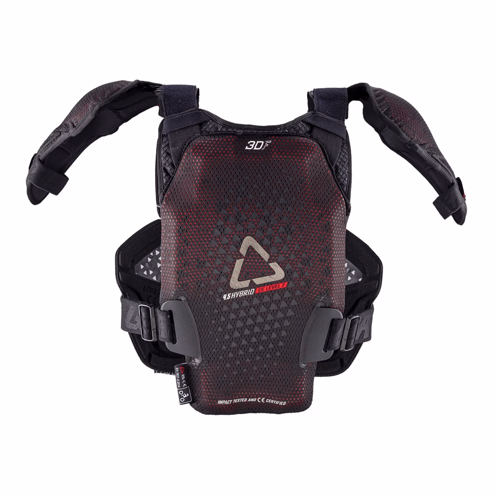 Leatt 4.5 Hybrid Pro Junior Chest Protector - Black - Image 2