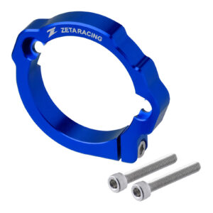 Zeta Exhaust Flange Guard KTM Husqvarna GasGas 2-Stroke - Blue - Image 1