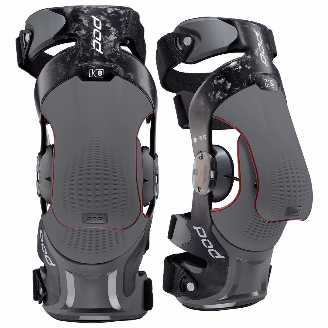 Pod K8 3.0 Knee Brace Pair Carbon Carbon/Graphite - Image 1