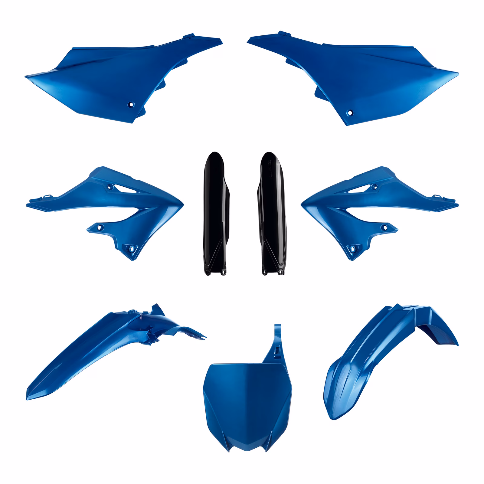 Polisport Full Kit Yamaha YZ125/250 '22- Blue Metal Flow - Image 1