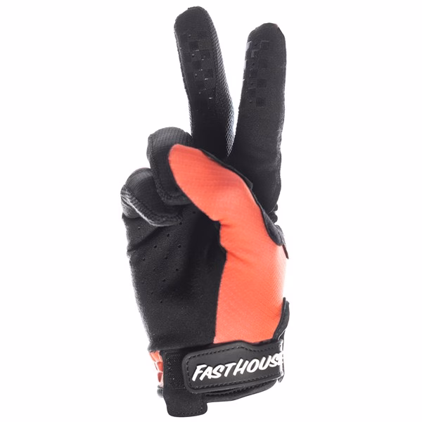 Fasthouse Elrod Formula Motocross Gloves Hyper Coral