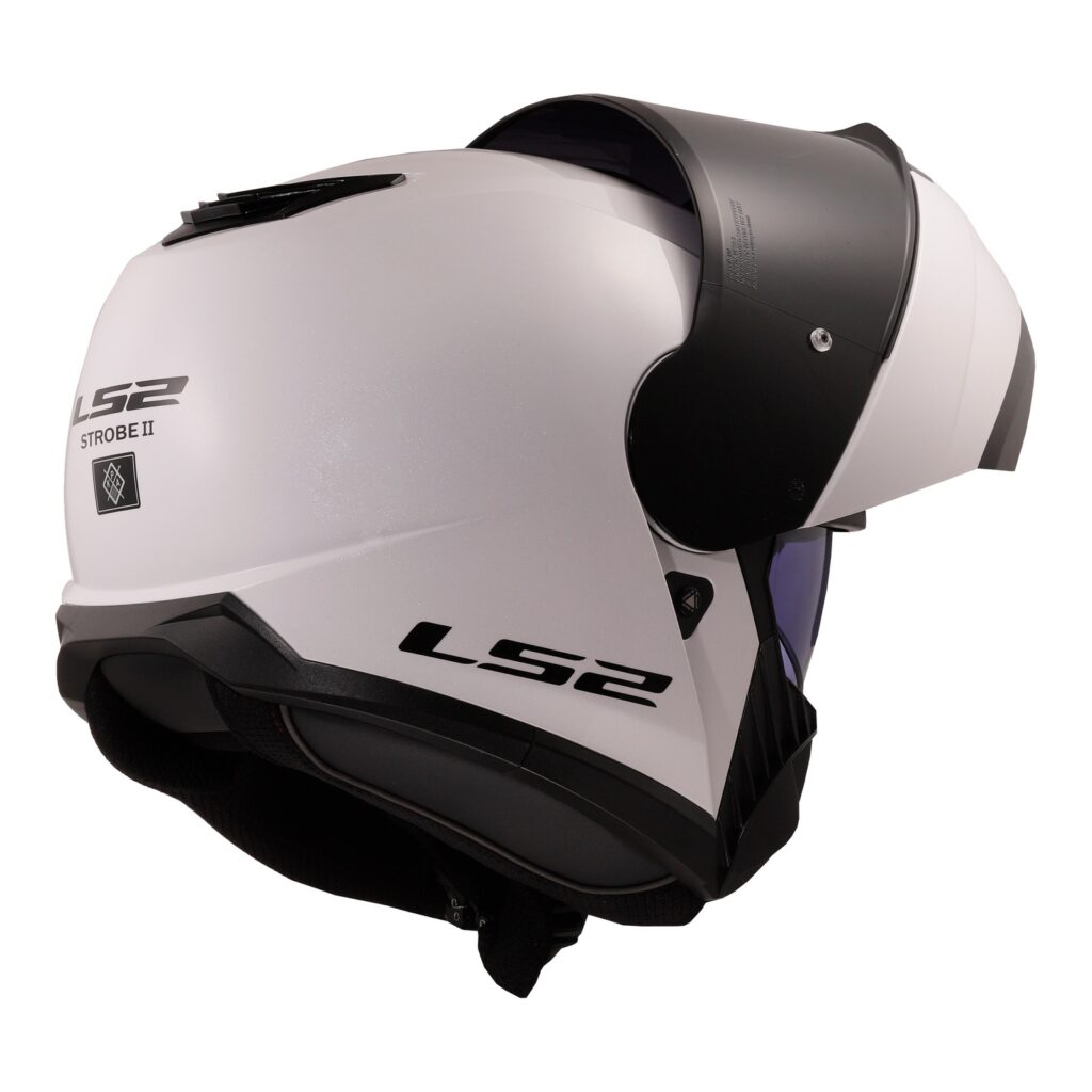 LS2 FF908 Strobe II Flip Front Helmet White