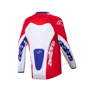 Alpinestars Youth Racer Veil Motocross Jersey Bright Red/White - Image 2