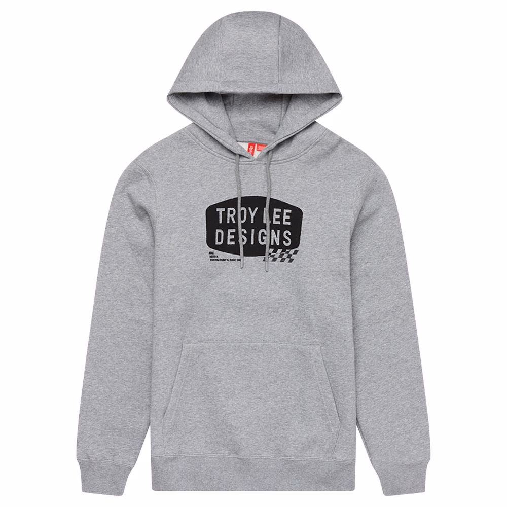 Troy Lee Designs Stamp Pullover Hoodie Grey Heather