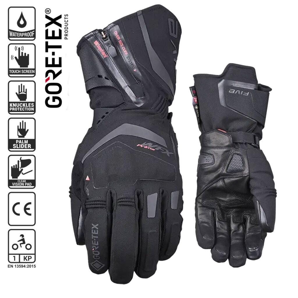 FIVE WFX Prime EVO GTX Road Gloves Black