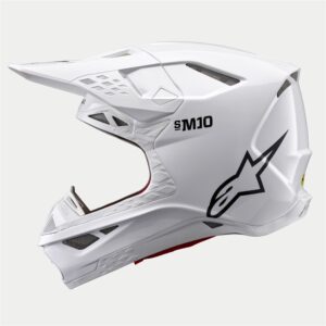 Alpinestars Supertech S-M10 Motocross Solid White Gloss - Image 2