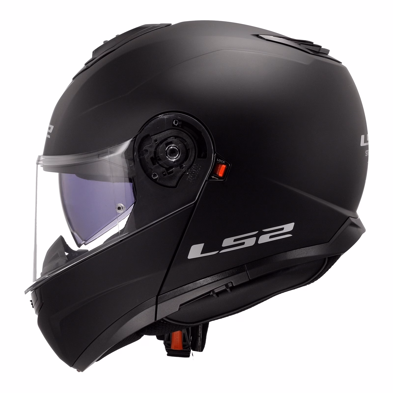 LS2 FF908 Strobe II Flip Front Helmet Matte Black - Image 2
