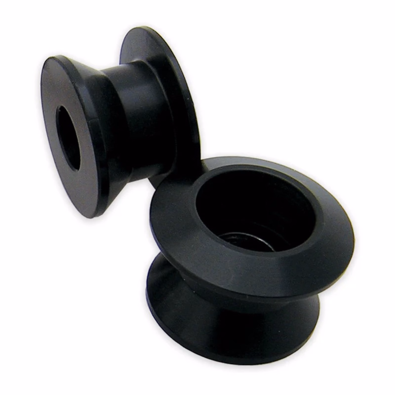 Bolt Swingarm Spools - Black Universal - Image 1