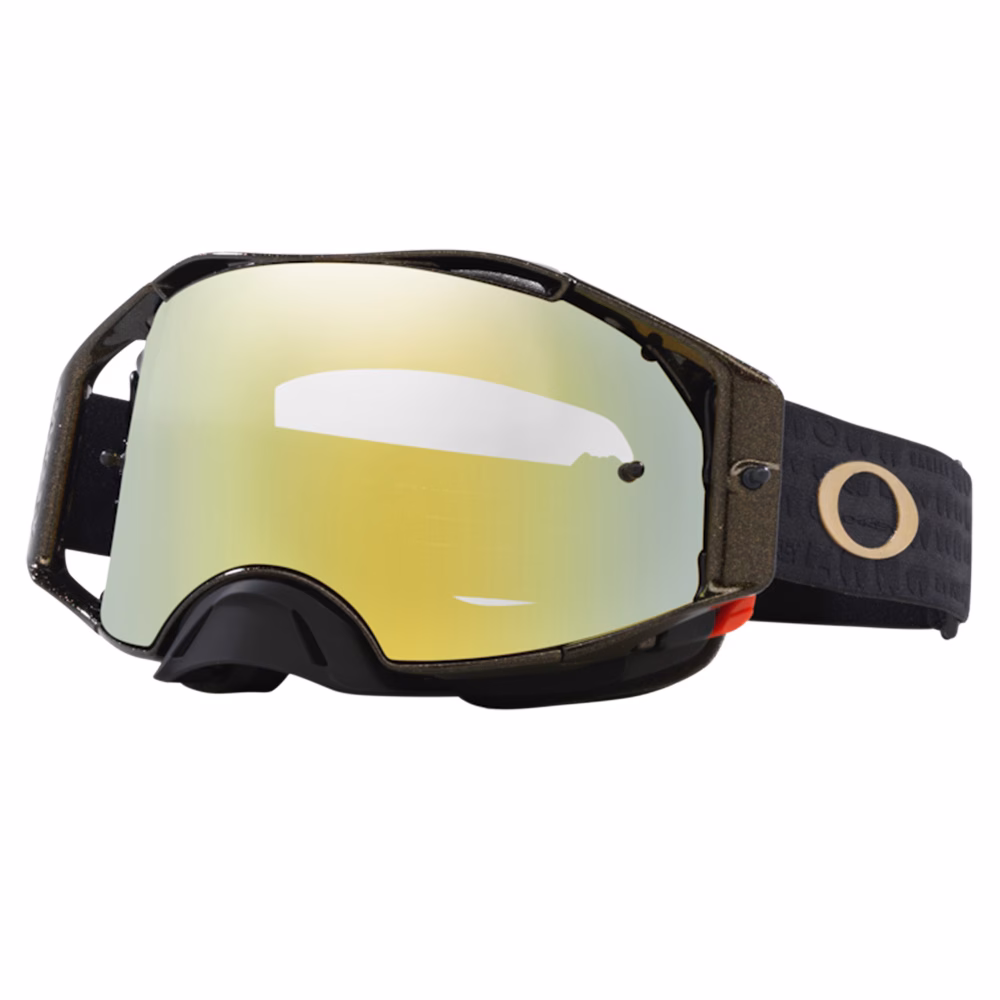 Oakley AirBrake Motocross Goggle 50th Anny w/ 24k Iridium Lens