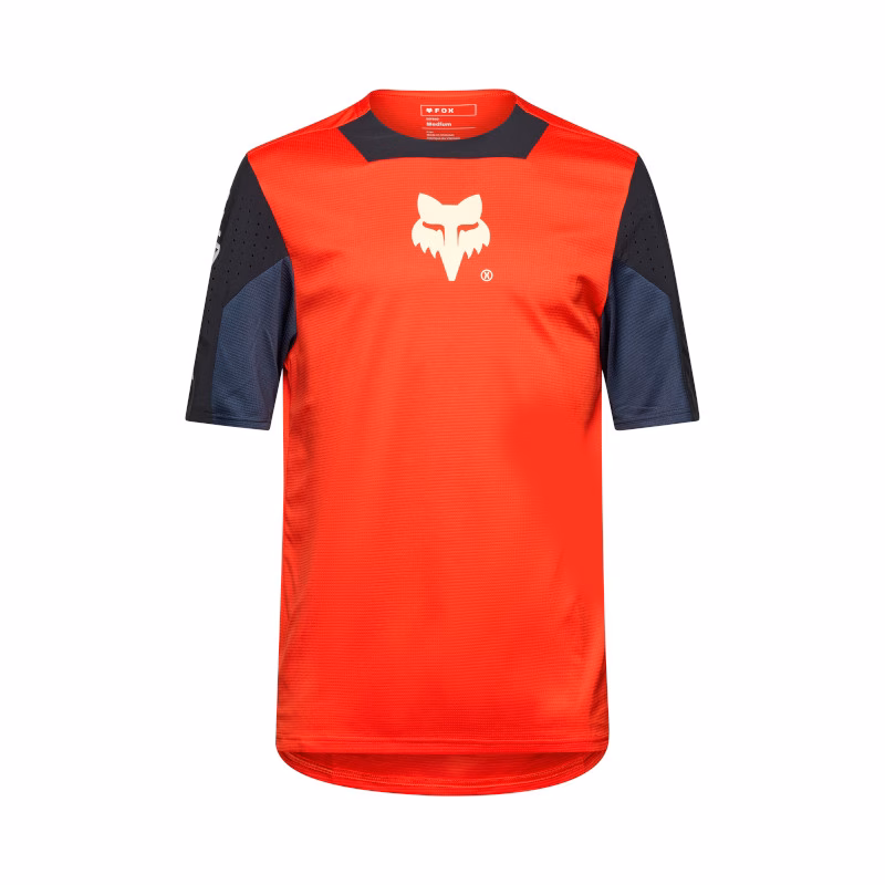 Fox Defend SS MTB Jersey Elevated Fluro Red