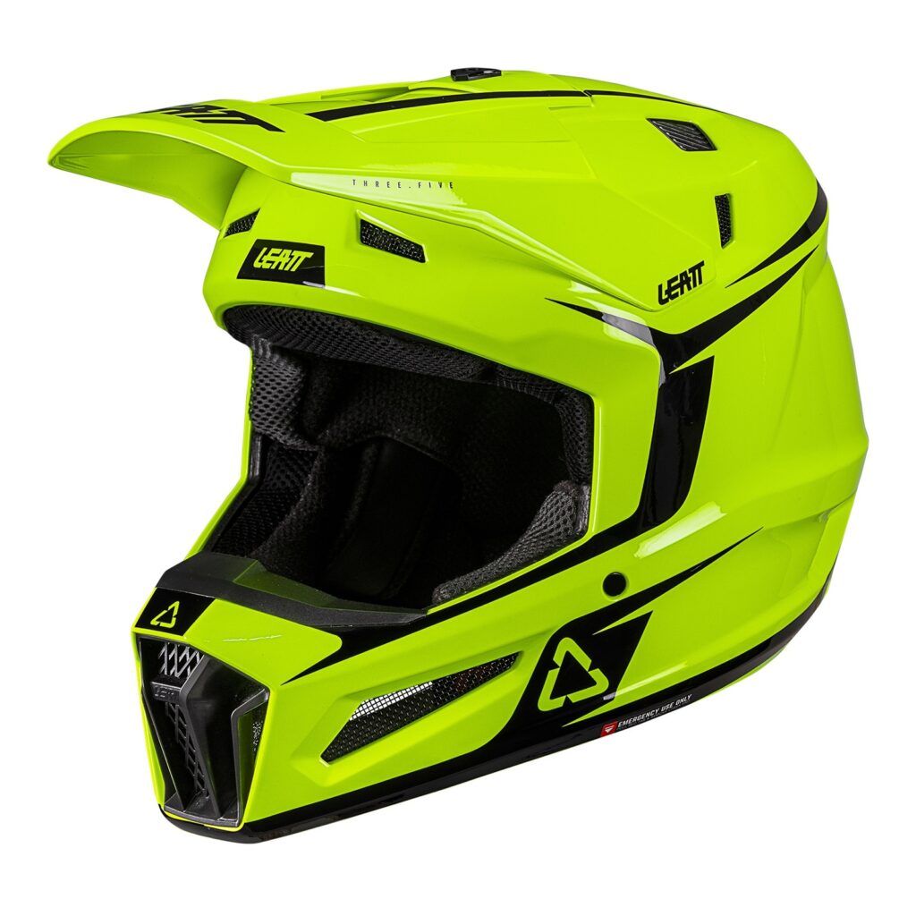 Leatt 3.5 Motocross Helmet Kit Neon Yellow