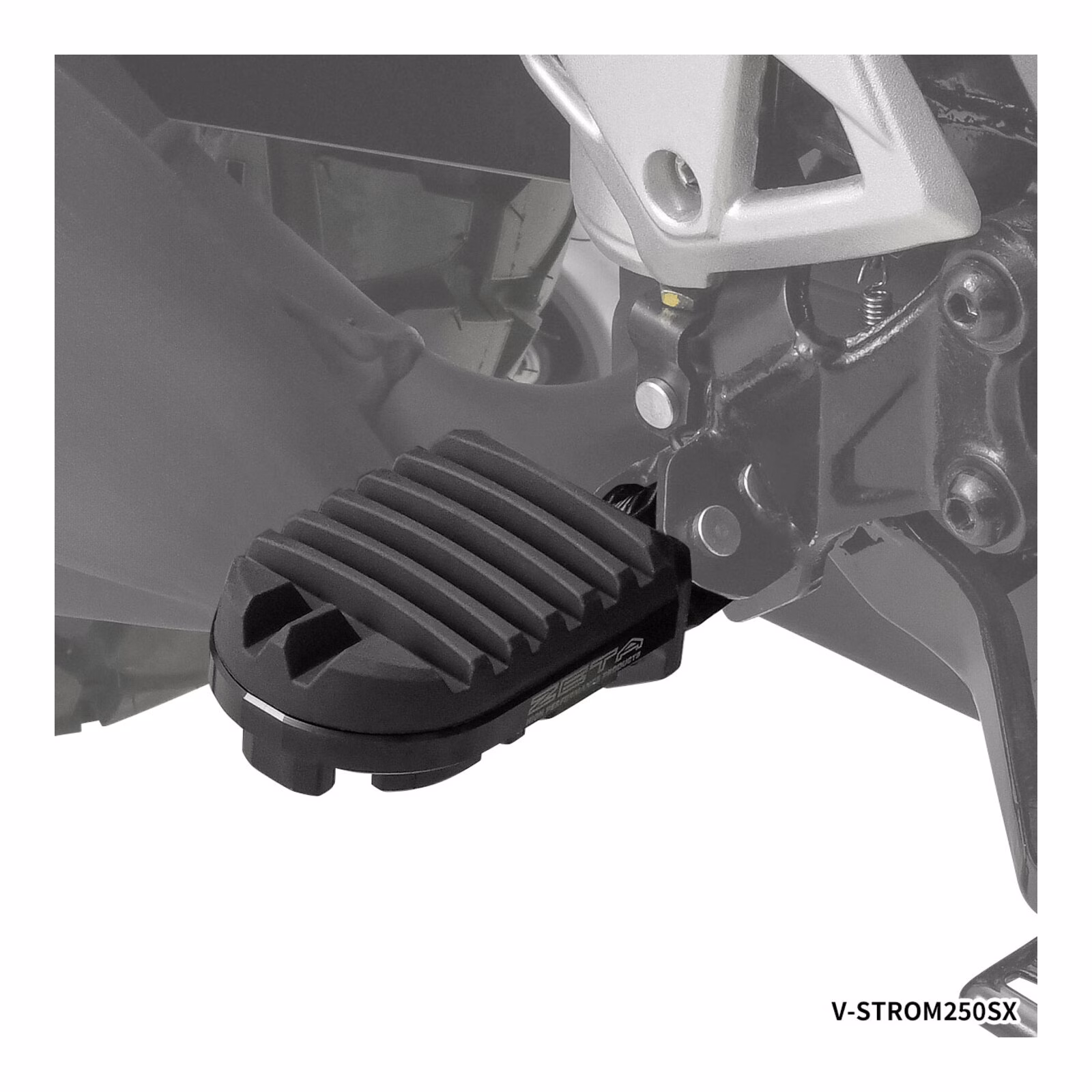 Zeta Adventure Foot Pegs V-Strom – Black - Image 2