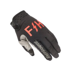 Fasthouse Speed Style Akin Motocross Gloves Youth Black/Red - Image 1