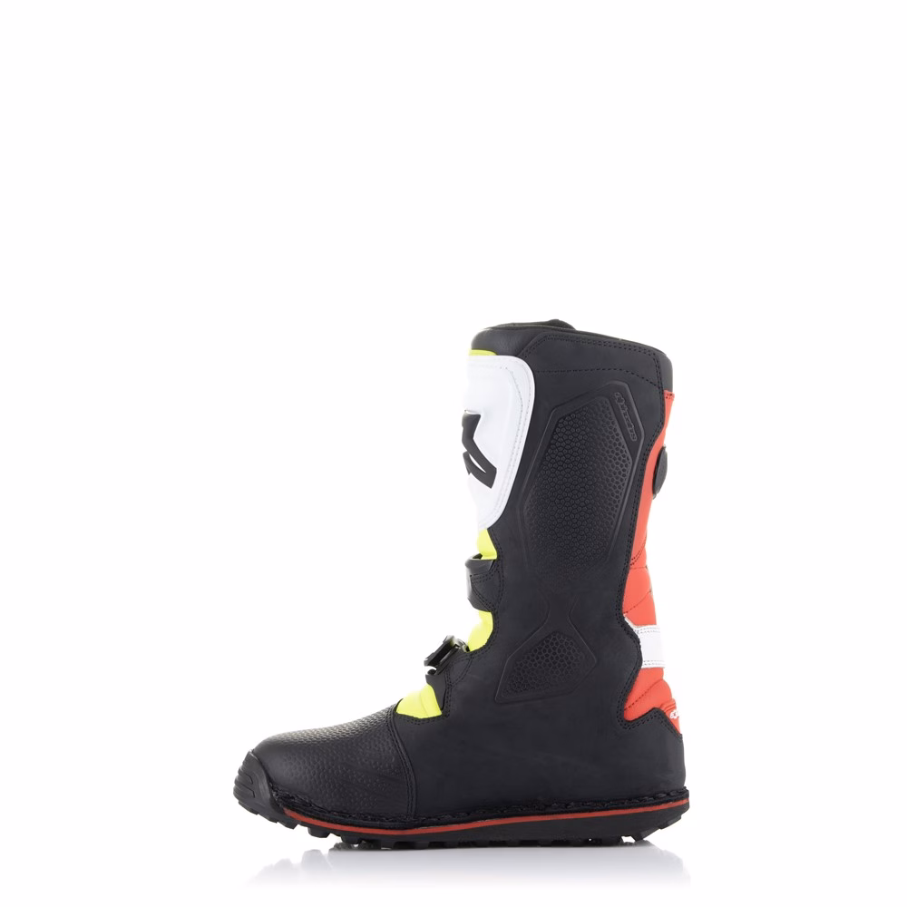 Alpinestars Tech-T Trials Boot White/Red/Yellow Fluoro
