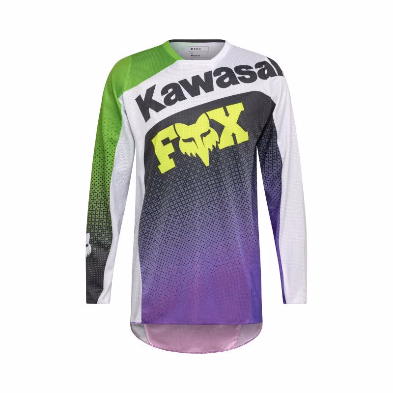 Fox 180 Kawasaki Motocross Jersey Purple/White