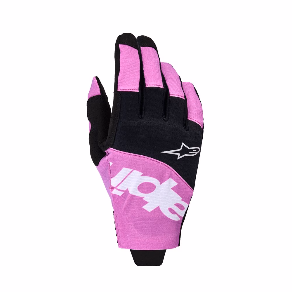 Alpinestars Techstar Motocross Gloves Black/Light Gray/Purple