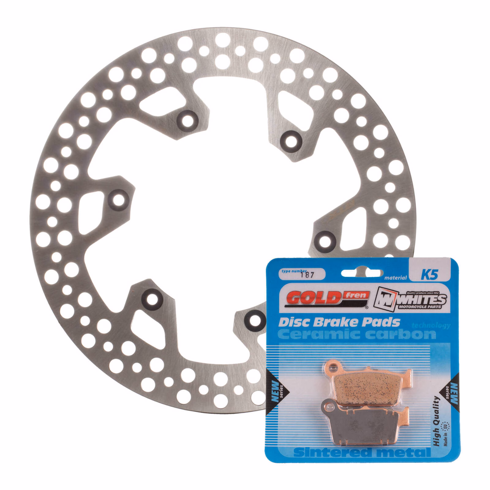 Brake Disc & Pad Rear Kit - Yamaha YZ250F '03-'19 - Image 1
