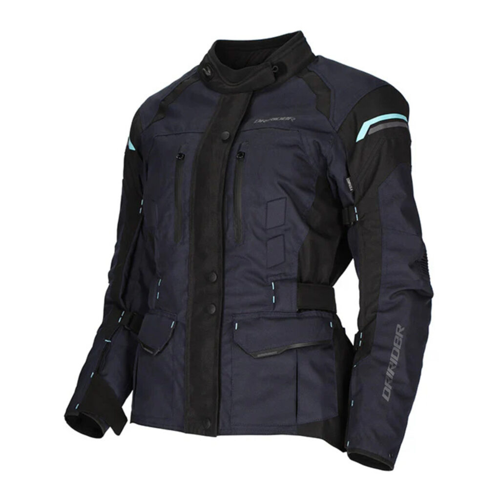 Dririder Compass 4 Road Jacket Ladies Navy/Sky Blue