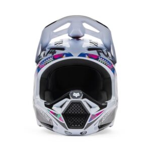 Fox V1 Image Cosmo Motocross Helmet White/Black - Image 3