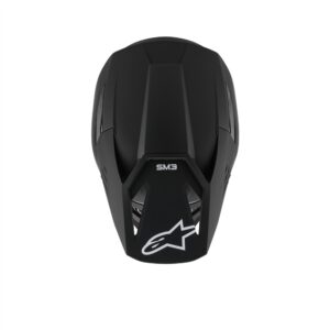 Alpinestars S-M3 Motocross Helmet Matte Black - Image 4