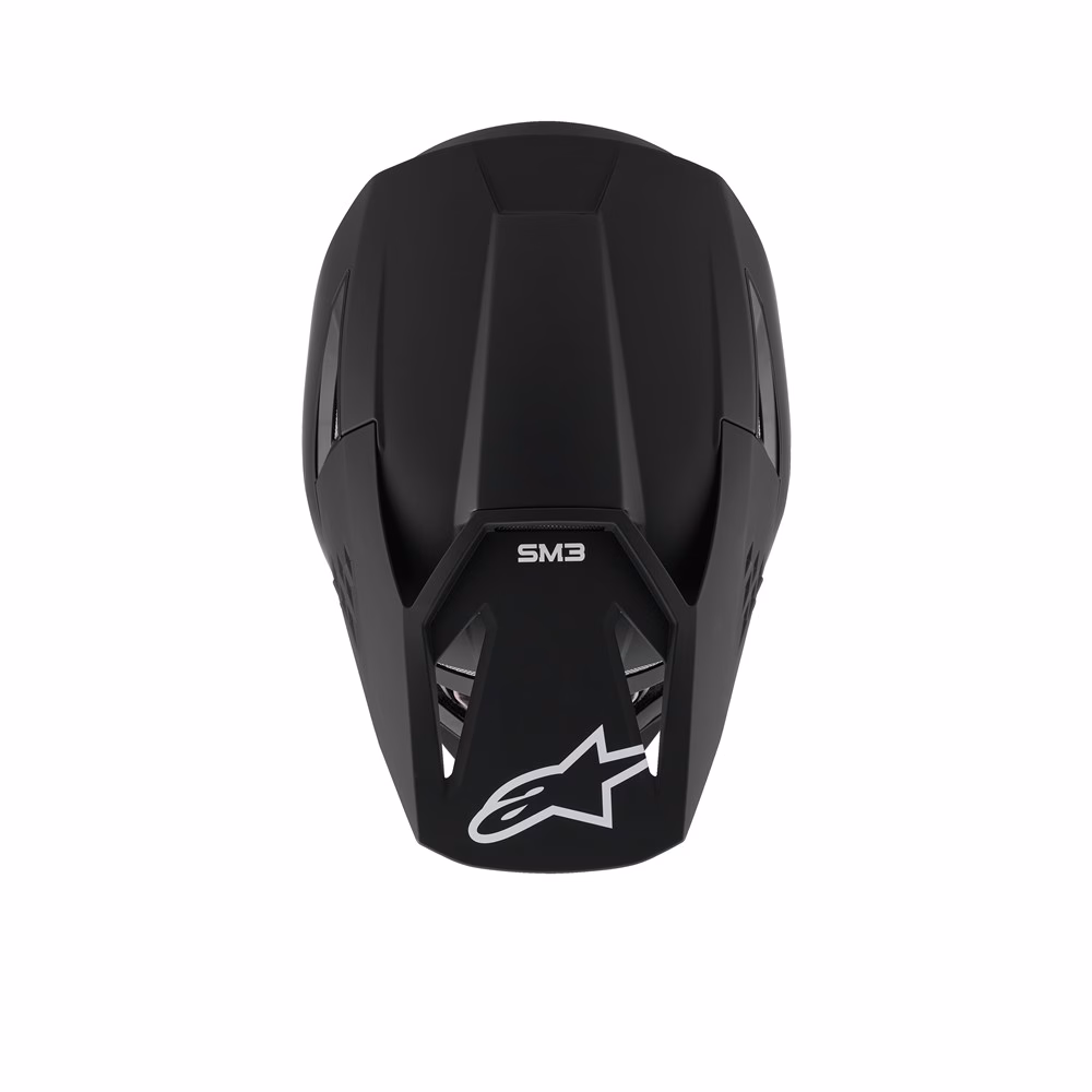 Alpinestars S-M3 Motocross Helmet Matte Black
