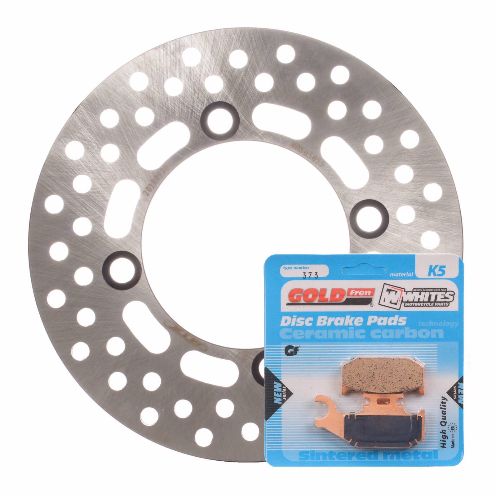 Brake Disc & Pad Front Kit - Suzuki LTA500XP, LTA750XP - Left - Image 1