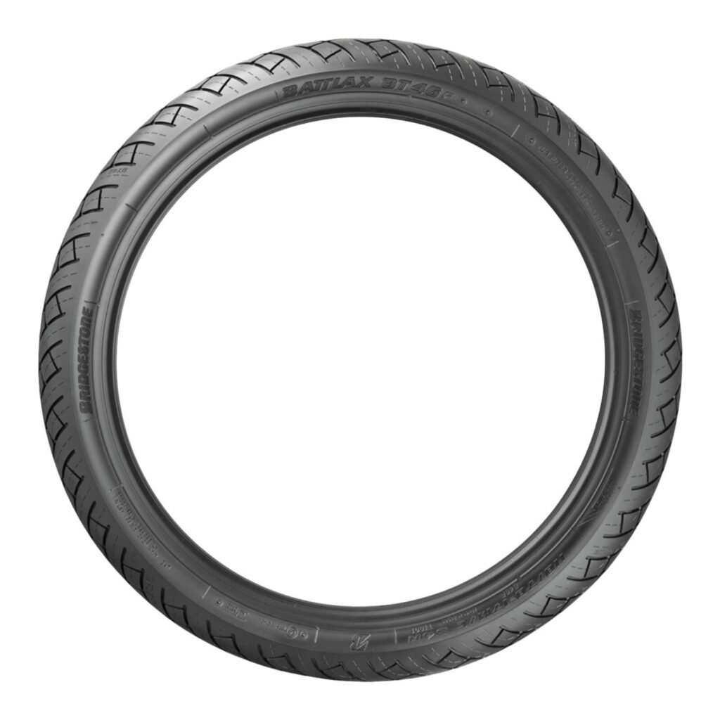 Bridgestone BT46 Front Tubeless Touring Tyre 100/90x18 (56V)