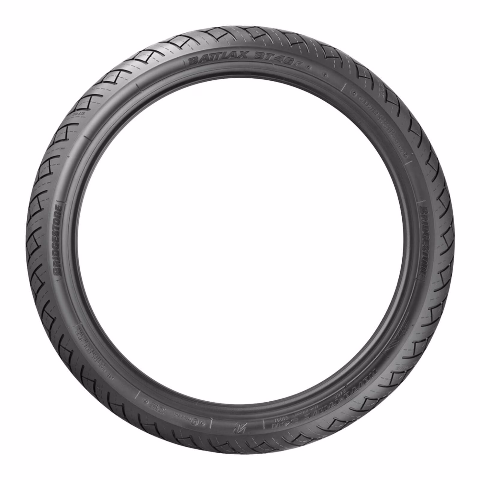 Bridgestone BT46 Front Tubeless Touring Tyre 100/90x18 (56V) - Image 3