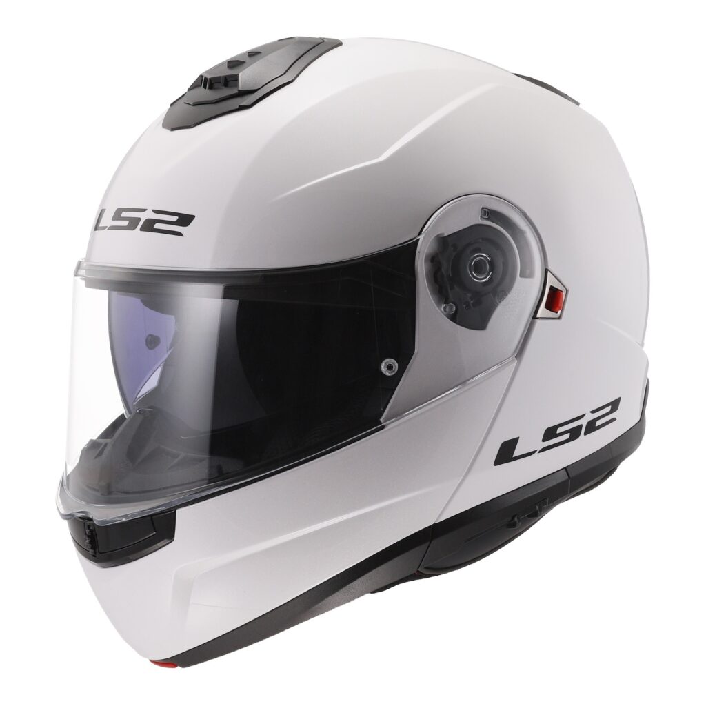 LS2 FF908 Strobe II Flip Front Helmet White