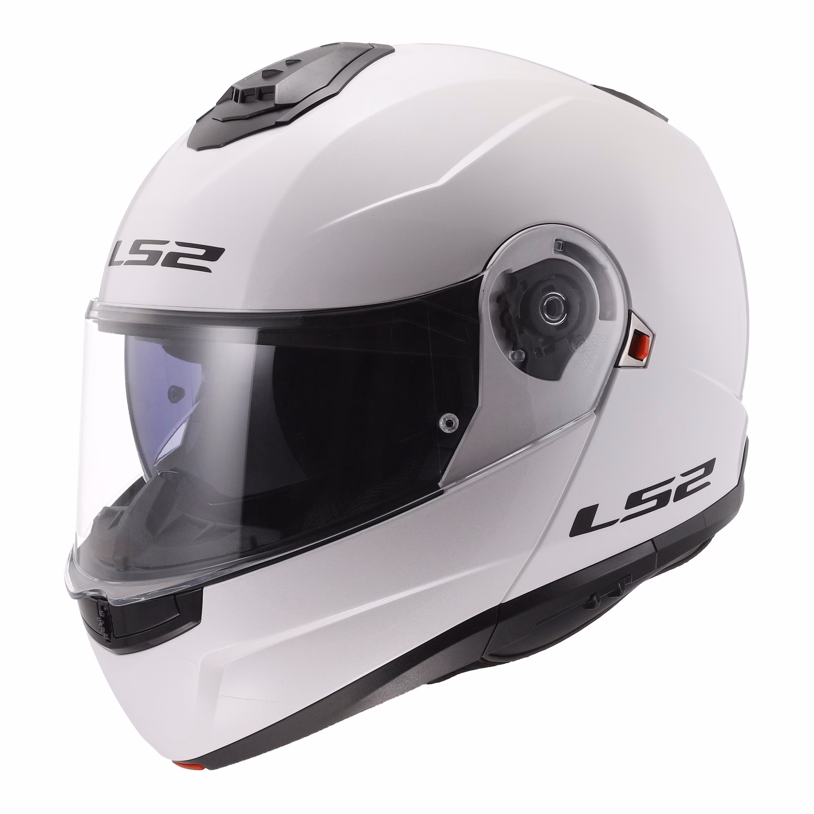 LS2 FF908 Strobe II Flip Front Helmet White - Image 1