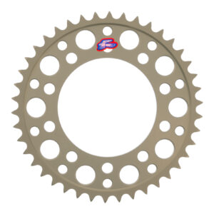 Renthal Sprocket Rear Silver 42T Alloy 7075 T6 Grooved Honda - Image 1