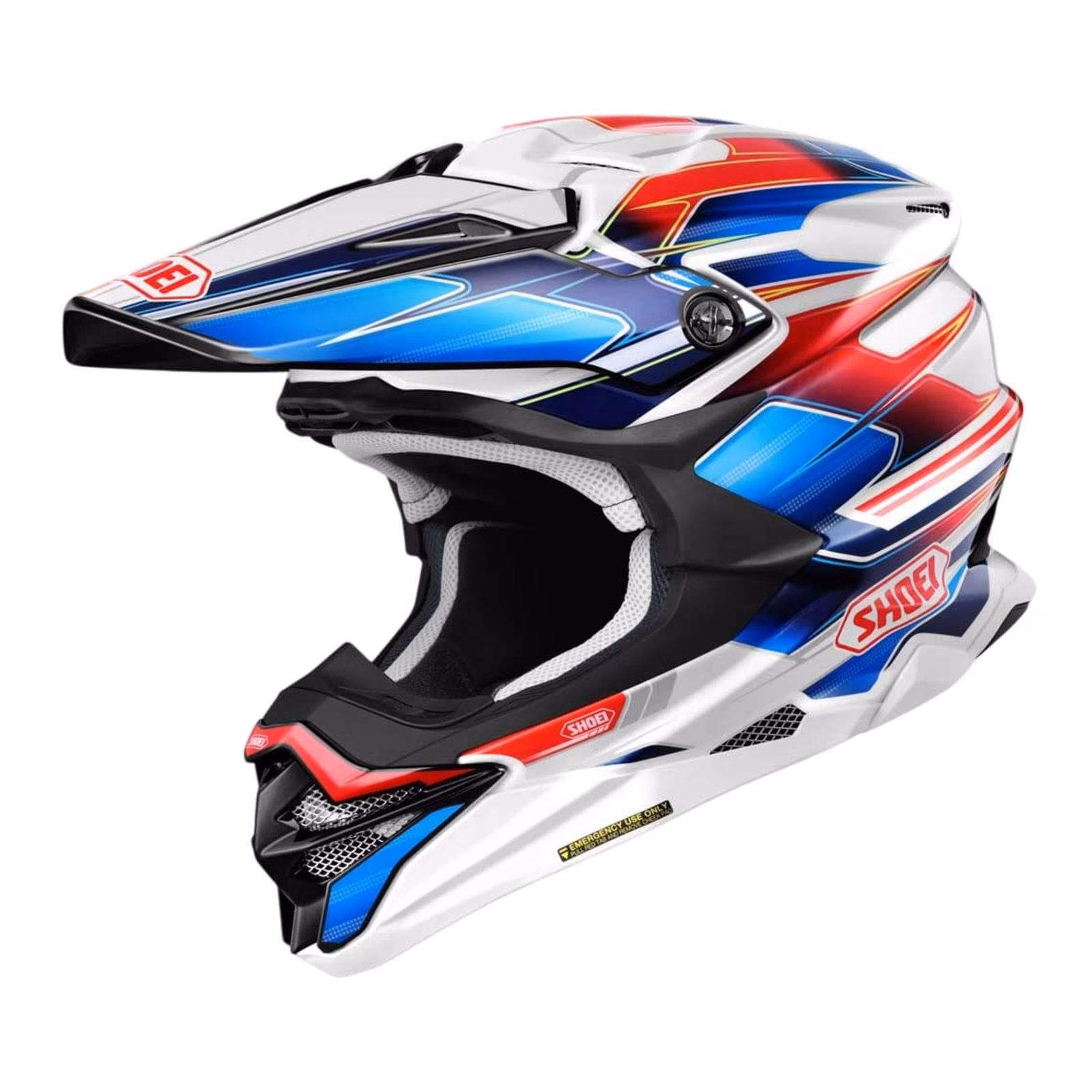 Shoei VFX06 M.E.D.S Sparkle Motocross Helmet TC10 - Image 1