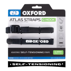 Oxford Atlas G-Hook 17mm x 1.2m - Black (Pair) - Image 1