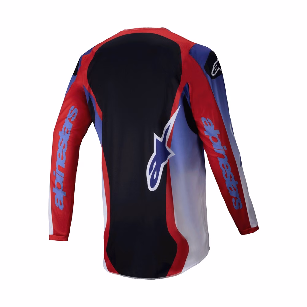 Alpinestars Fluid Wurx Motocross Jersey Purple/Bright Red