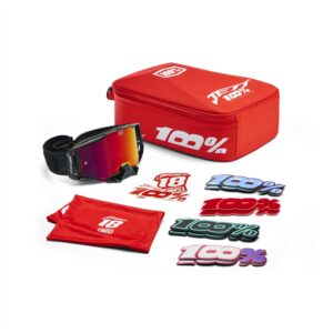 100% JettPak Armega - Armega Goggle Jett Special - HiPER Mirror Red Lens With Accessory Pack - Image 1