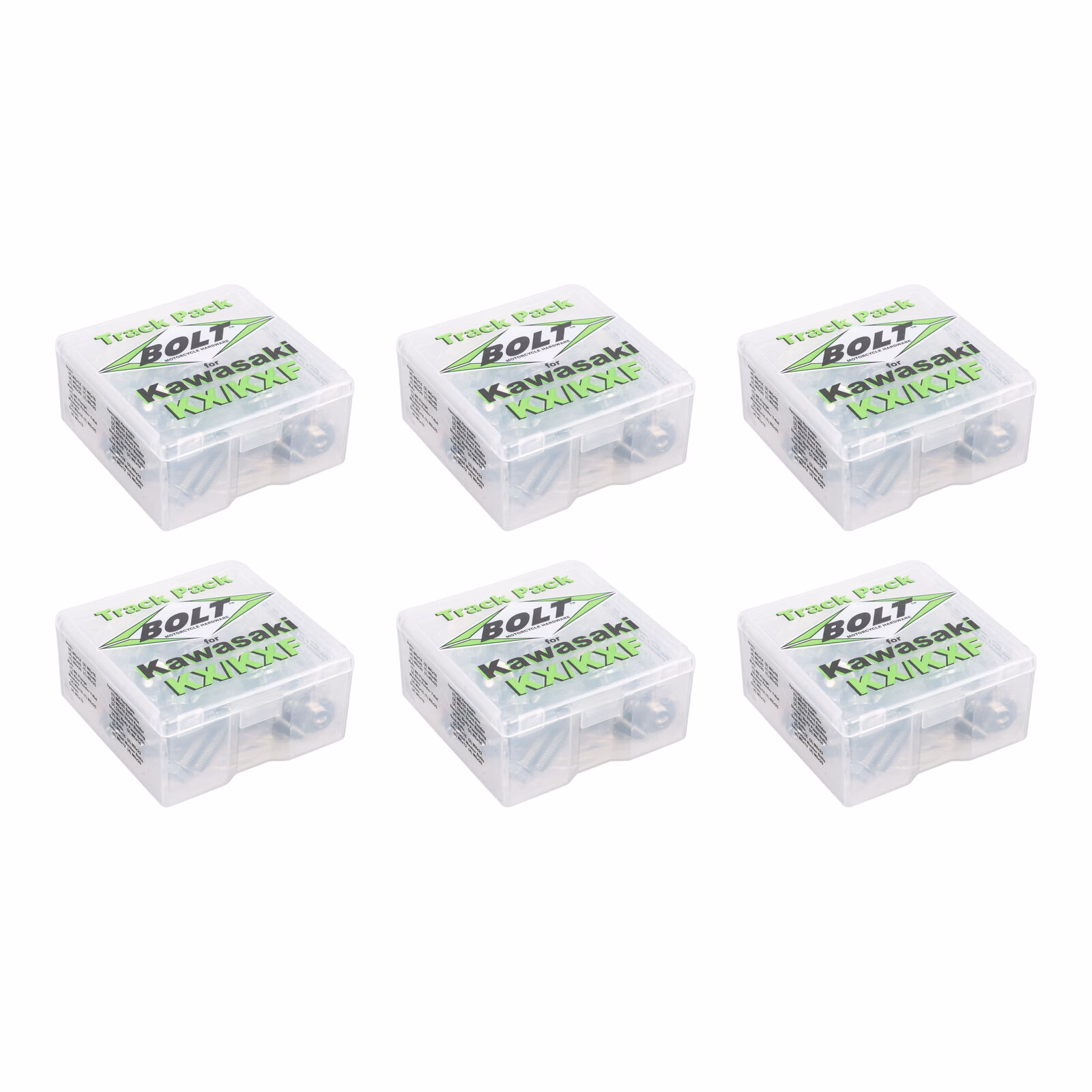Bolt Track Pack for Kawasaki (6 Kits Display) - Image 1