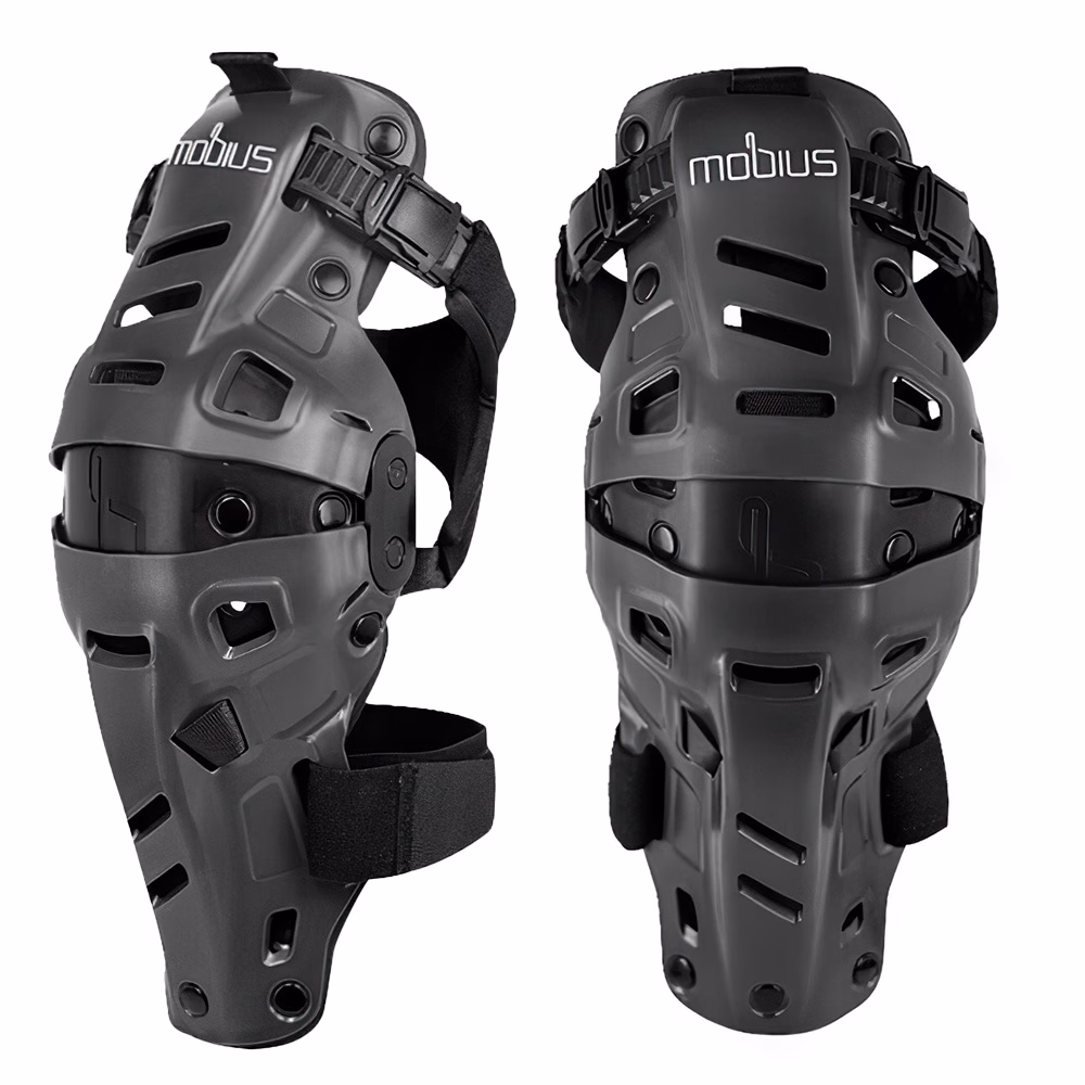 S/M X8H Hybrid Knee Support Storm Grey/Black Mobius