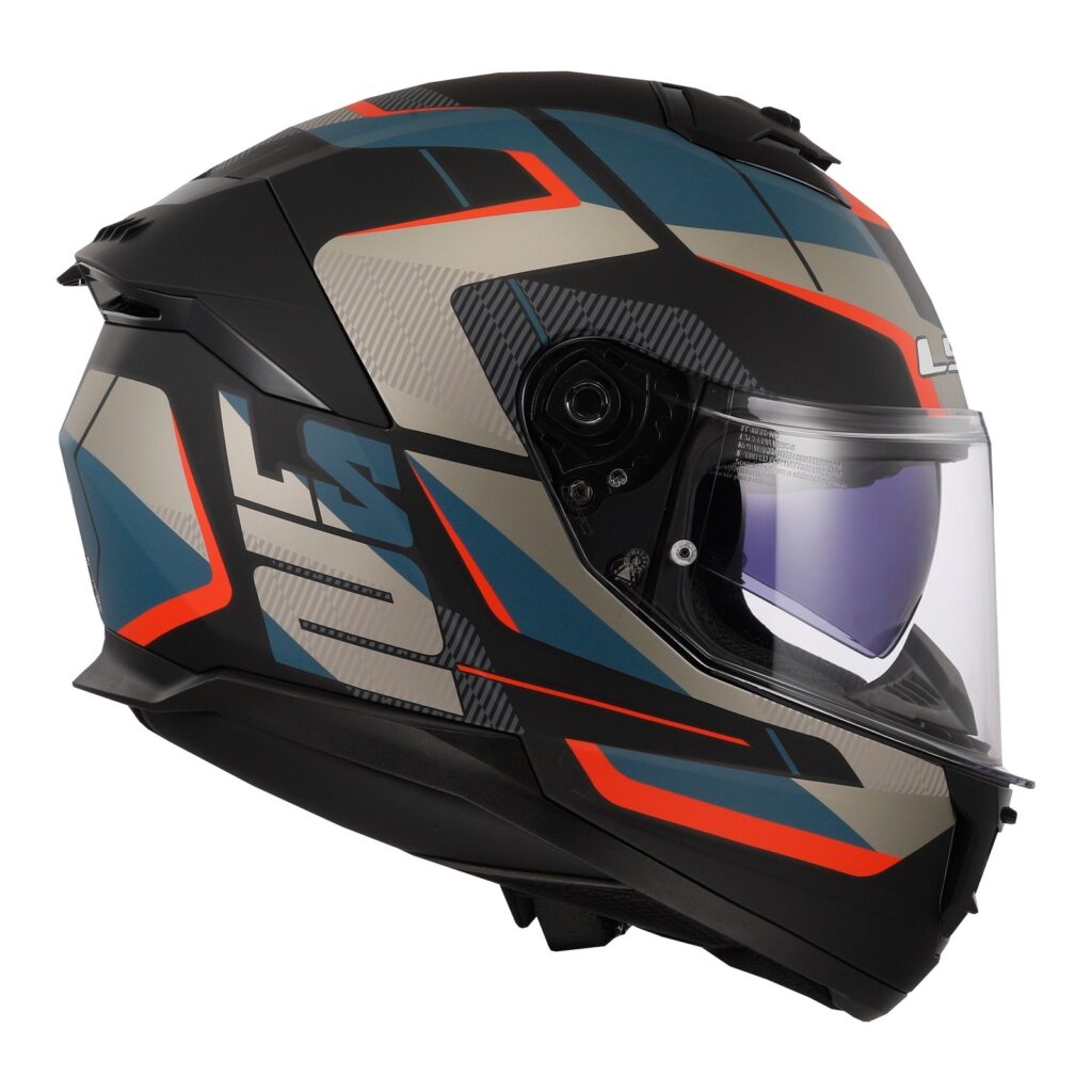 LS2 FF808 Stream II Road Helmet Matte Black / Blue