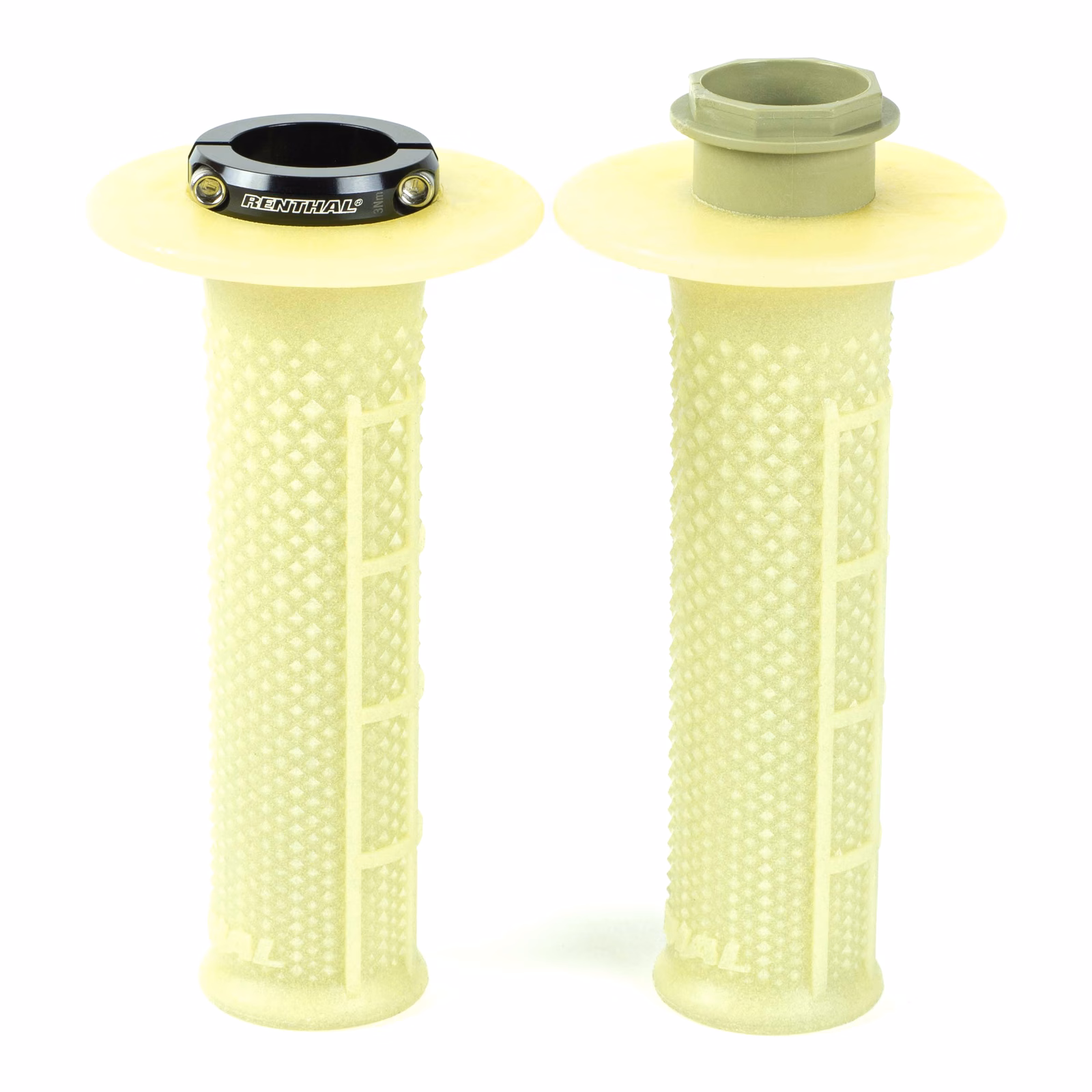 Renthal MX R-Works Lock-On Grips - Aramid (Tapered/Half Waffle) - Image 1